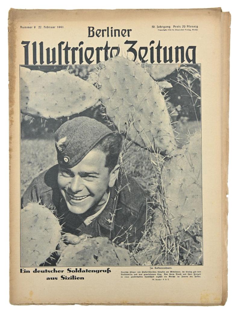German Berliner Illustrierte Zeitung Newspaper 1941