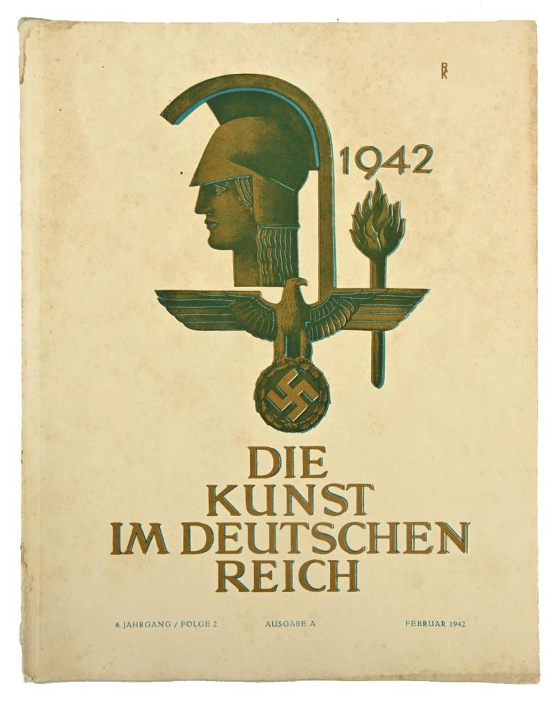 German Third Reich Magazine 'die Kunst im Deutschen Reich' 1942