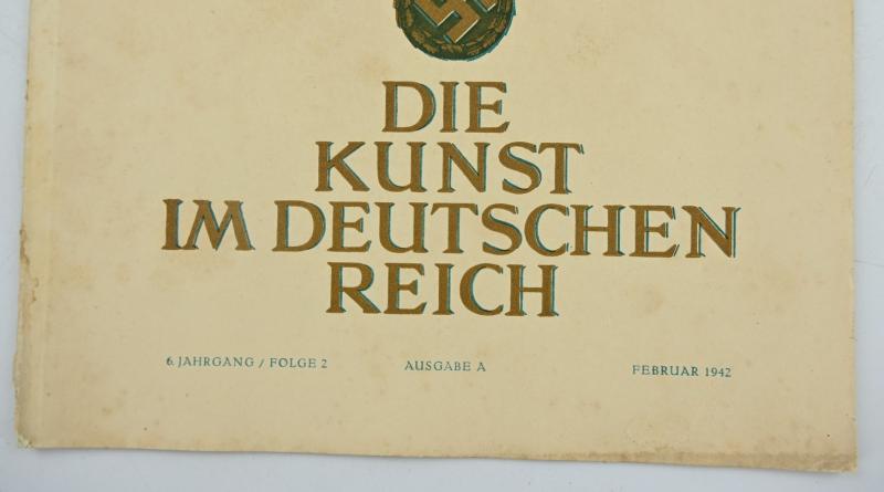 German Third Reich Magazine 'die Kunst im Deutschen Reich' 1942