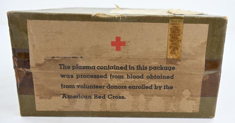 US WW2 Army/Navy Red Cross Plasma Package