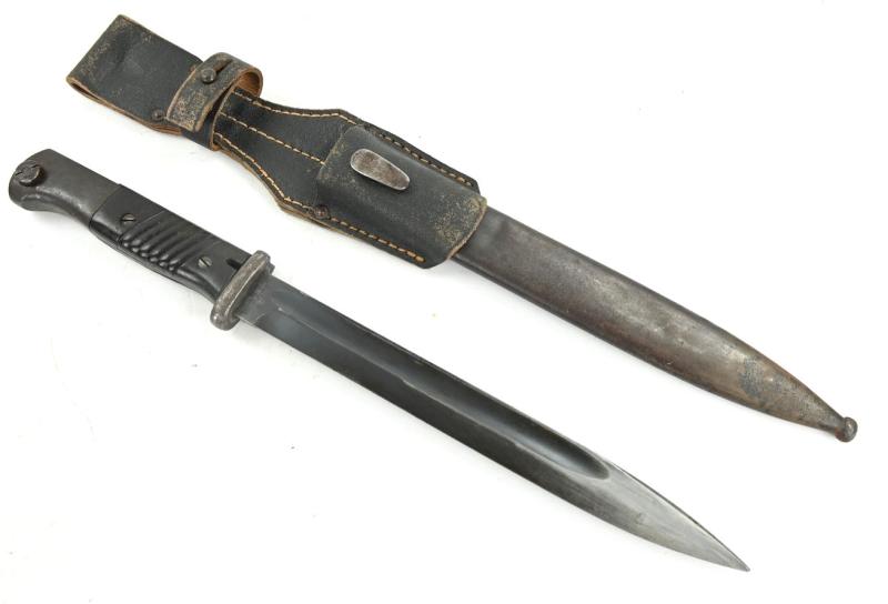 German WH K98 Mauser Bayonet with Frog '41cul'