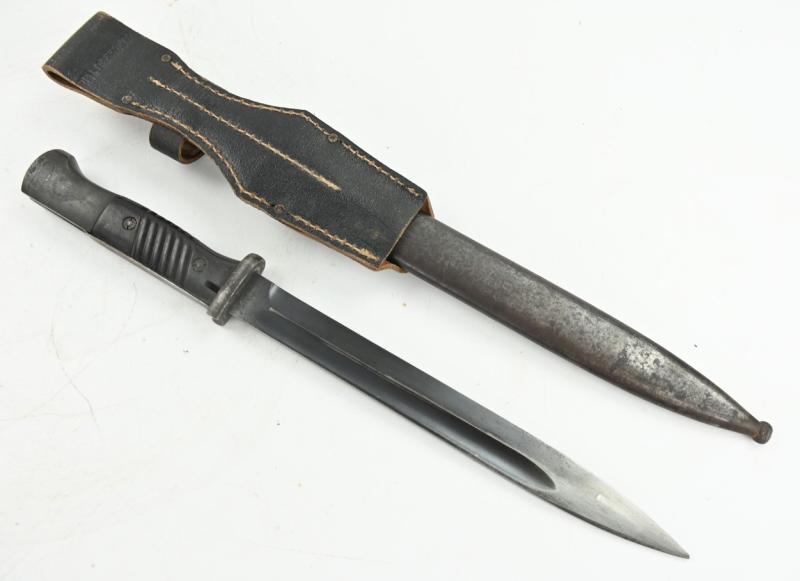German WH K98 Mauser Bayonet with Frog '41cul'