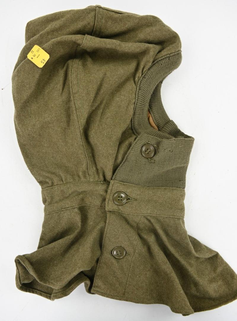 US WW2 Wool OD Special Gas Protection Hood