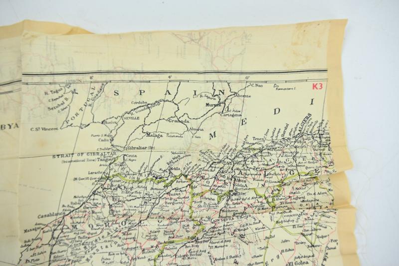 British RAF WW2 Escape Map 'North Africa'