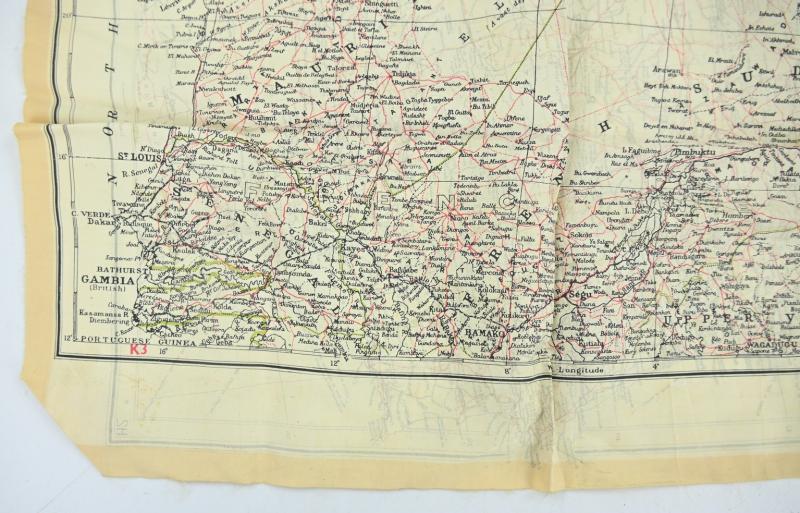 British RAF WW2 Escape Map 'North Africa'