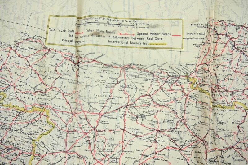 British RAF WW2 Escape Map 'North Africa'