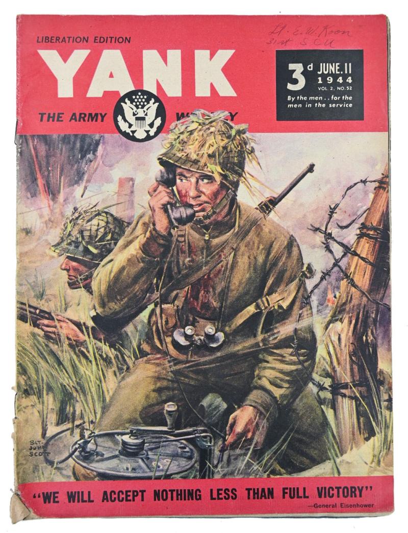 US WW2 Yank Magazine 11th June 1944