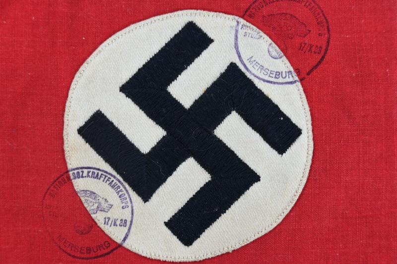 German NSKK Armband Sturm 17/K38 Merseburg