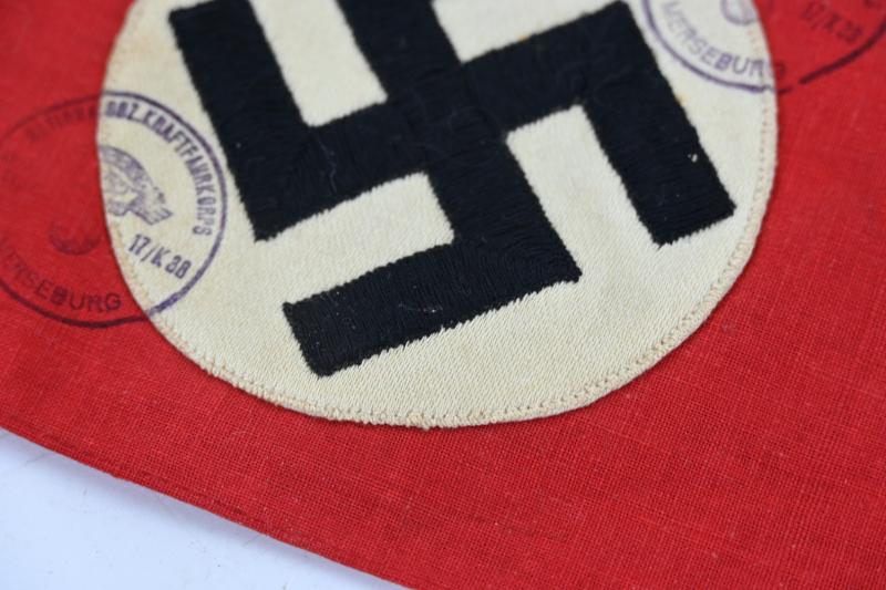 German NSKK Armband Sturm 17/K38 Merseburg