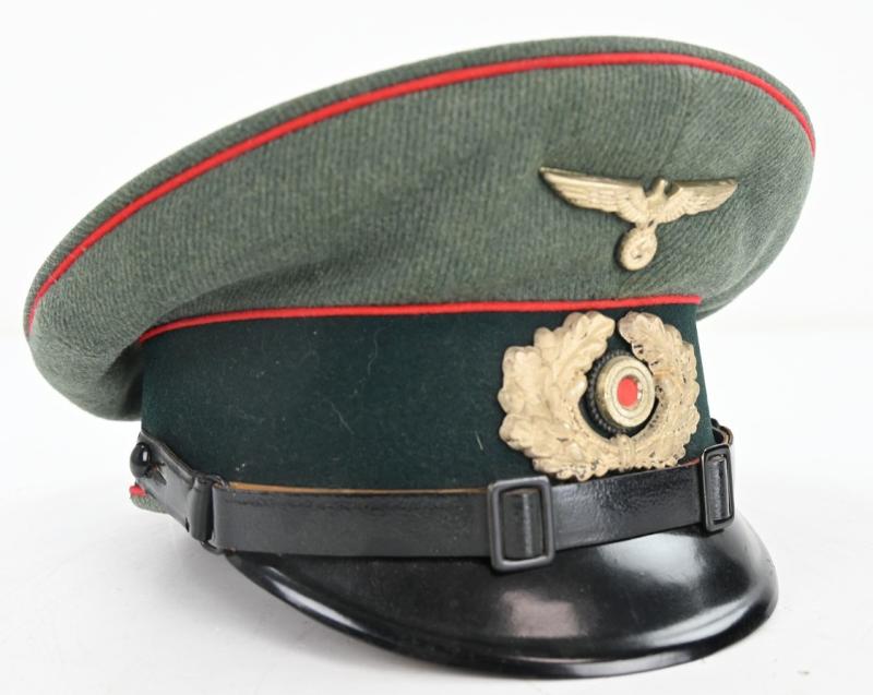 German WH NCO Artillery Visor Cap