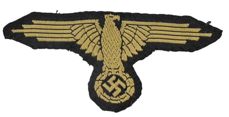 German Waffen-SS Tropical Sleeve eagle