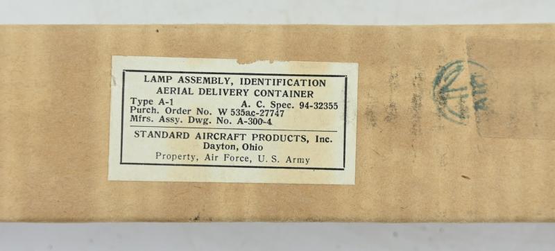 US WW2 Lamp Aerial Delivery Container Green in Box
