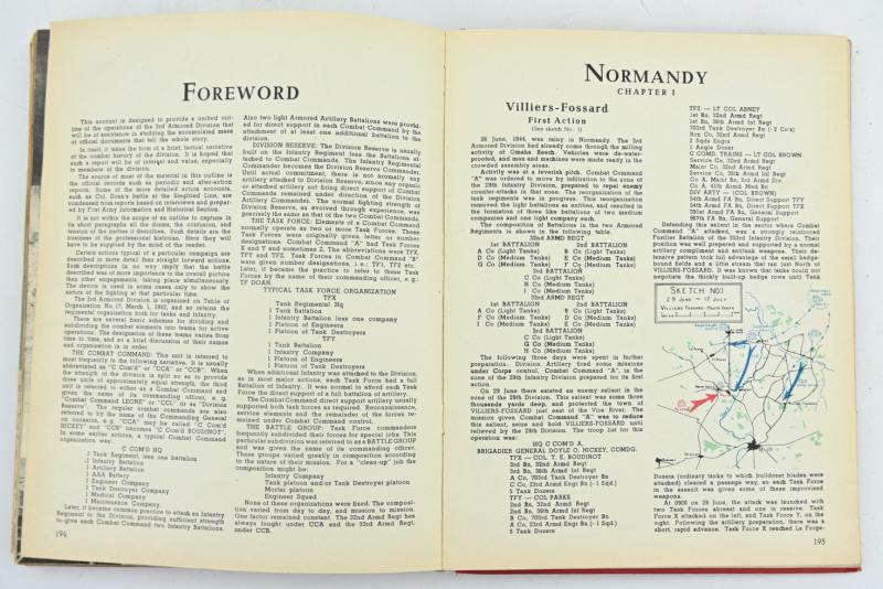 US WW2 Book 'Spearhead in the West'