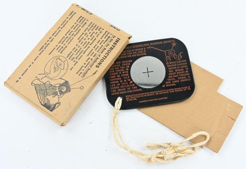 USAAF WW2 Emergency Signaling Mirror in Package