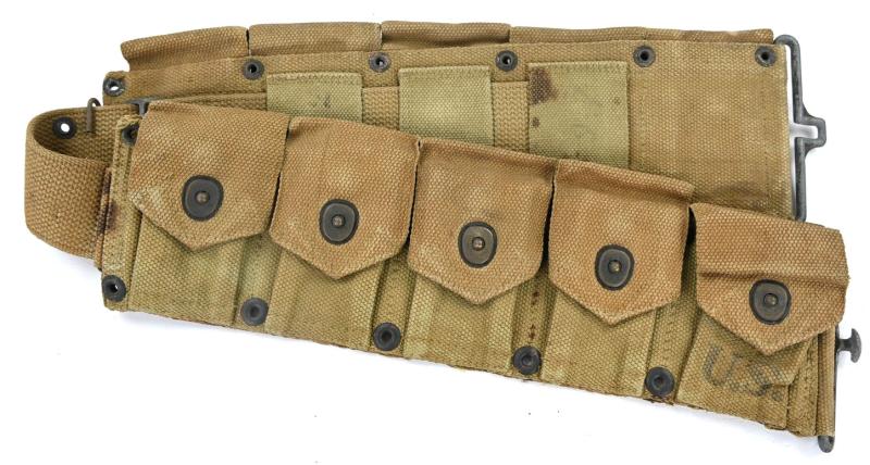 US WW2 M1 Garand Ammo Belt 1942