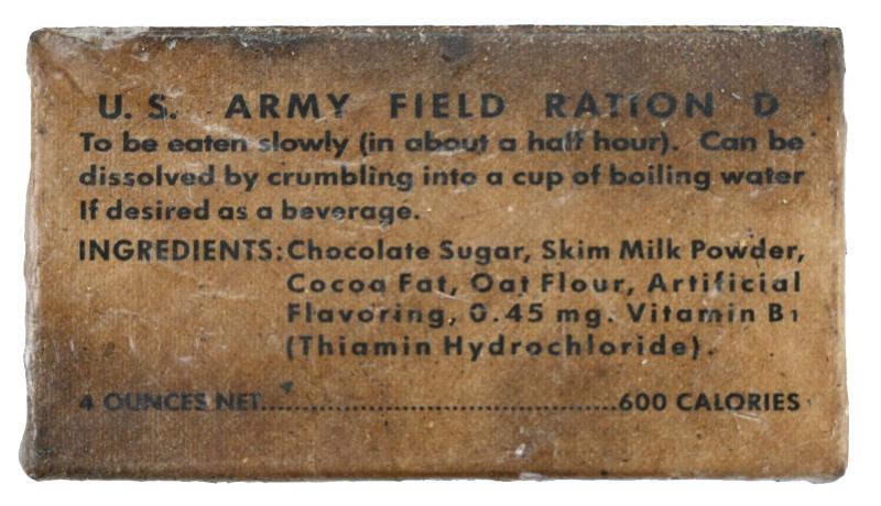 US WW2 Field Ration D