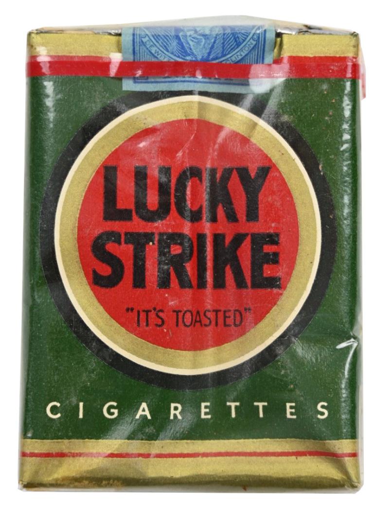 US WW2 Package of Lucky Strike Cigarets