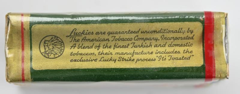US WW2 Package of Lucky Strike Cigarets