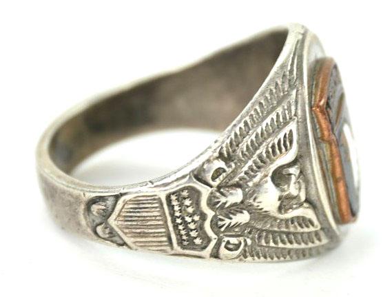 US WW2 Period 101st Airborne Division Paratrooper Ring