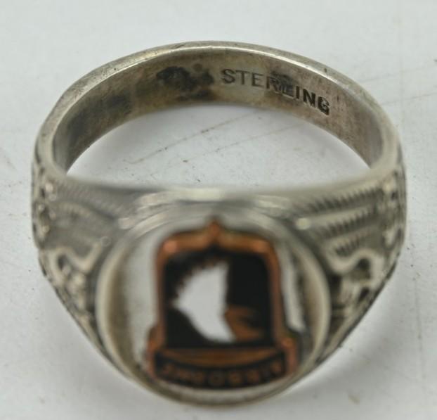 US WW2 Period 101st Airborne Division Paratrooper Ring