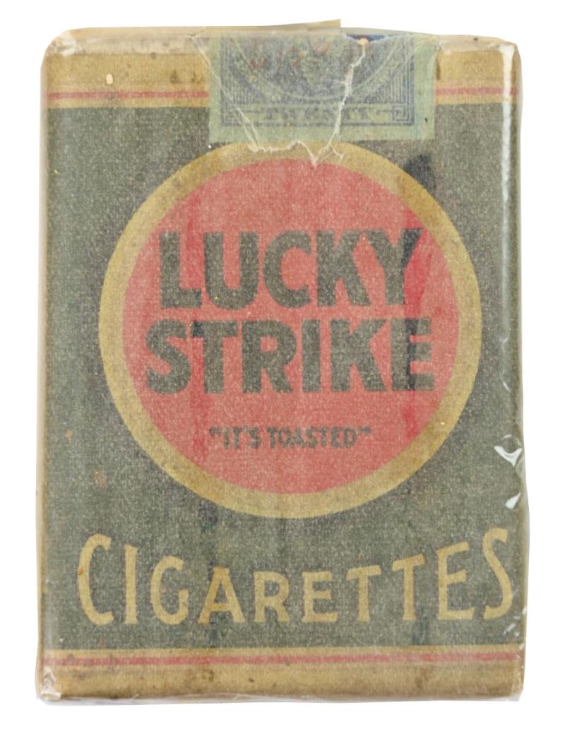 US WW2 Lucky Strike Cigarets 1939