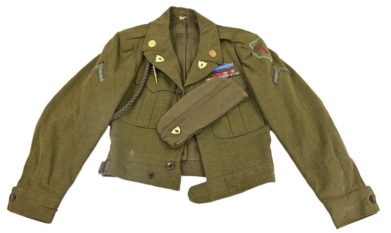 US WW2 26th Infantry Regiment / 1st Infantry Division 'Big Red One' Tunic Set