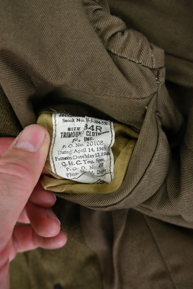 US WW2 26th Infantry Regiment / 1st Infantry Division 'Big Red One' Tunic Set