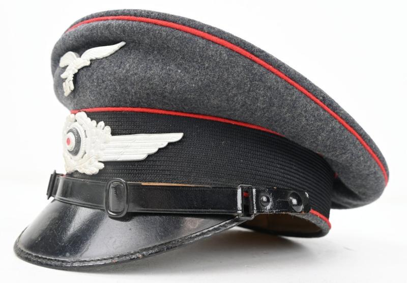 German LW NCO Flak/ Artillery Visor Cap '10. Battr./ 1. Flak-Rgt.27'