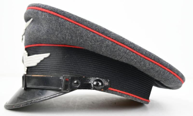 German LW NCO Flak/ Artillery Visor Cap '10. Battr./ 1. Flak-Rgt.27'