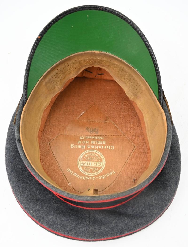 German LW NCO Flak/ Artillery Visor Cap '10. Battr./ 1. Flak-Rgt.27'
