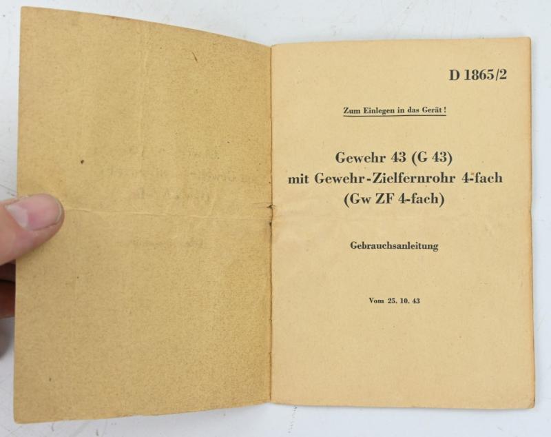 German WH G43 Instruction Manual