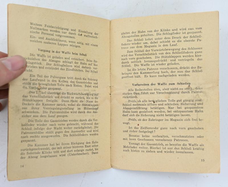 German WH G43 Instruction Manual