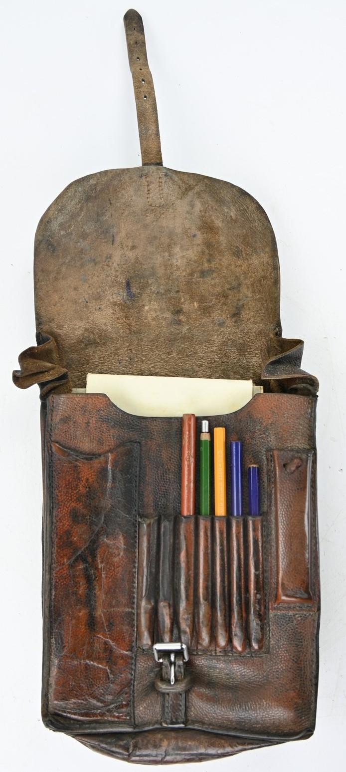 German WH/LW Officer's Mapcase with content