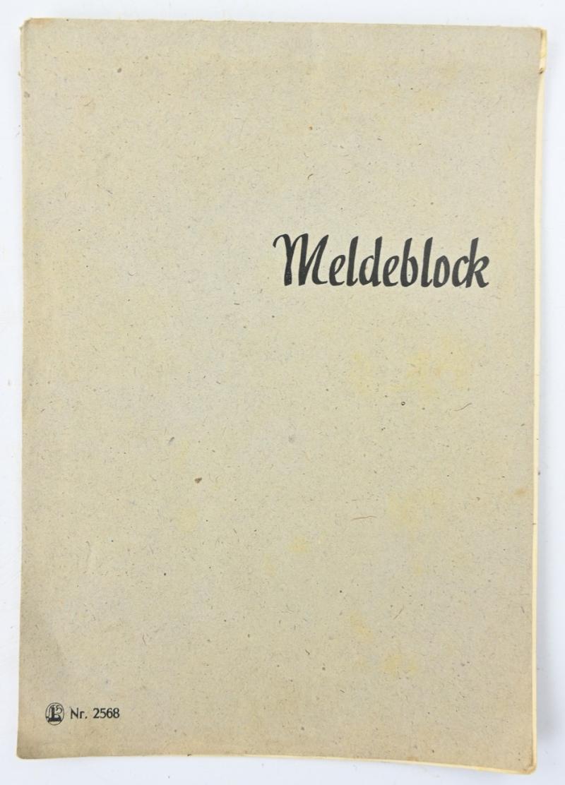 German WH/LW Officer's Mapcase with content