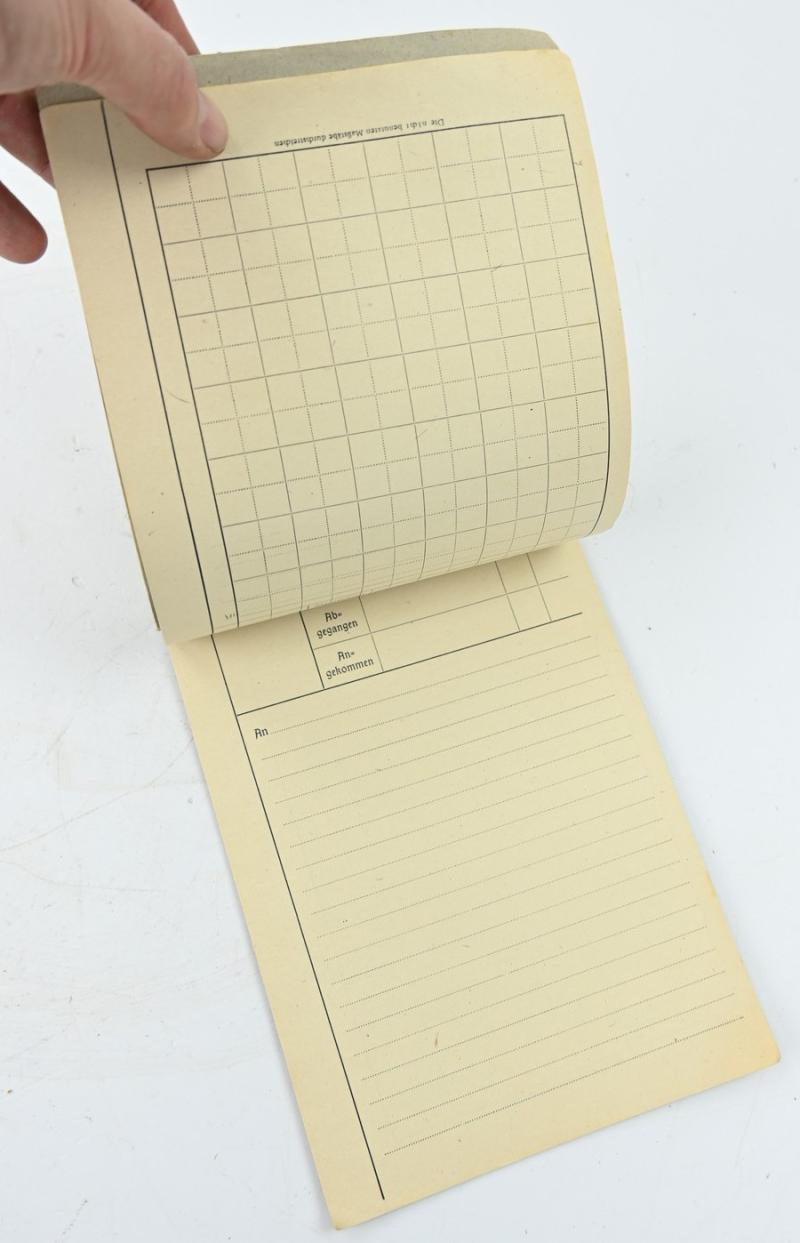 German WH/LW Officer's Mapcase with content