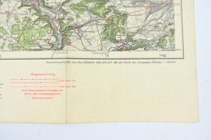 German WH/LW Officer's Mapcase with content