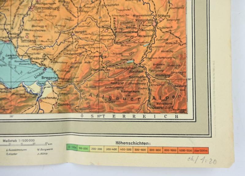 German WH/LW Officer's Mapcase with content