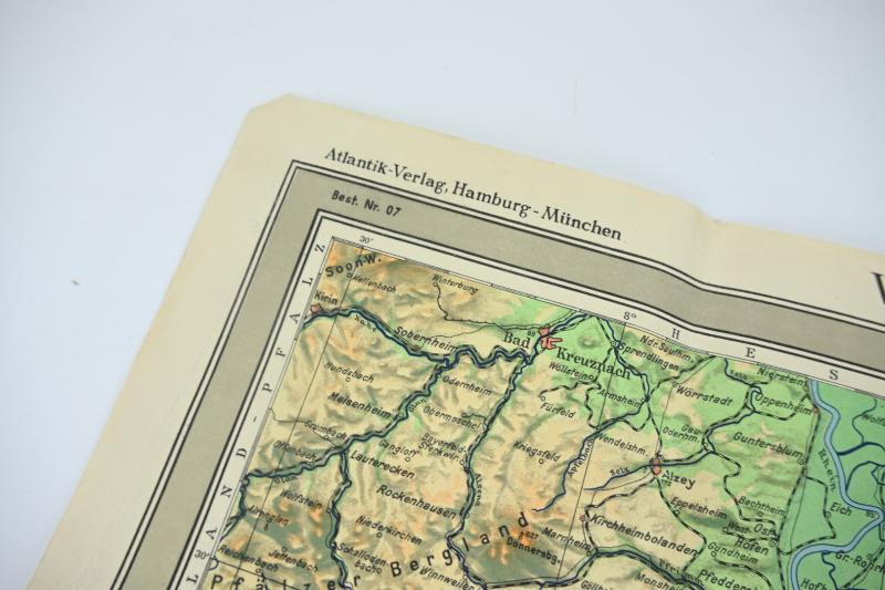 German WH/LW Officer's Mapcase with content