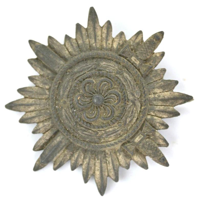 German Cased Ostvölker 1th class Cross with swords in Gold