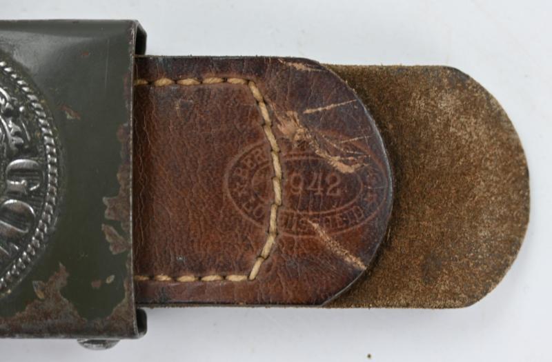German WH Beltbuckle with Tab 'B&N 42'