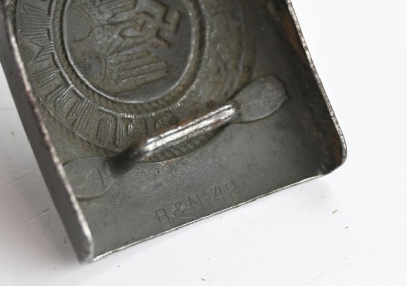 German WH Beltbuckle with Tab 'B&N 42'