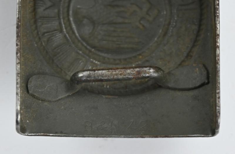 German WH Beltbuckle with Tab 'B&N 42'