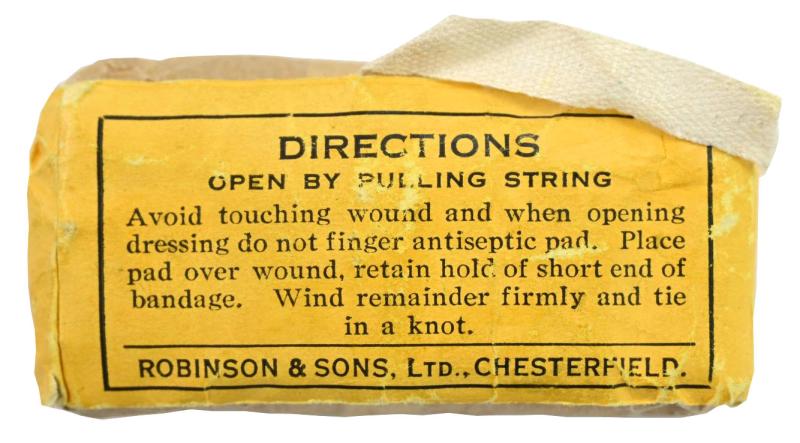 British WW2 Standard Dressing Euflavine Medium No.11