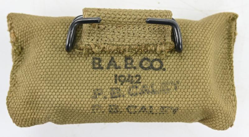 US WW2 M-1924 First Aid Pouch with First Aid Kit