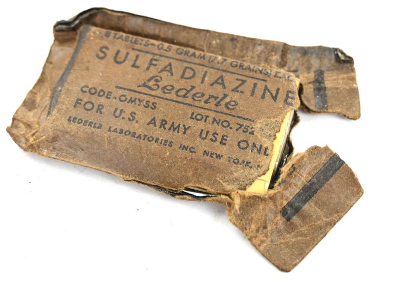 US WW2 Wound Tablets Package
