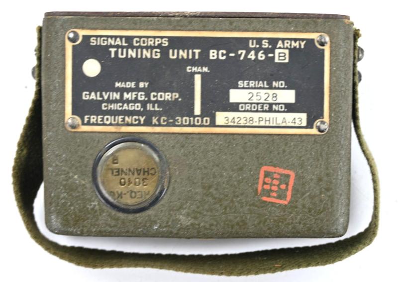 US WW2 Signal Corps Tuning Unit BC-746