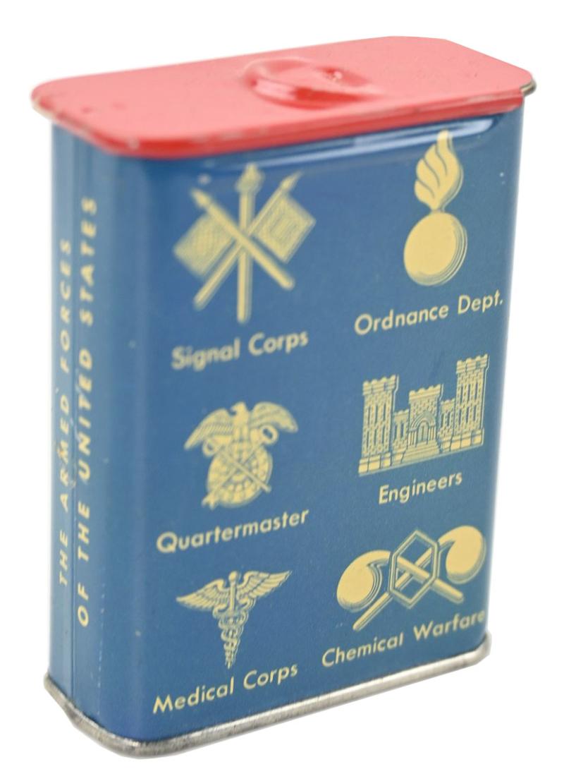 US WW2 Military Tabacco Tin Can