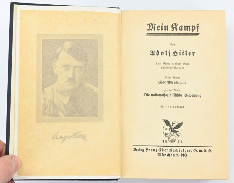 German Adolf Hitler Mein Kampf Book 1934