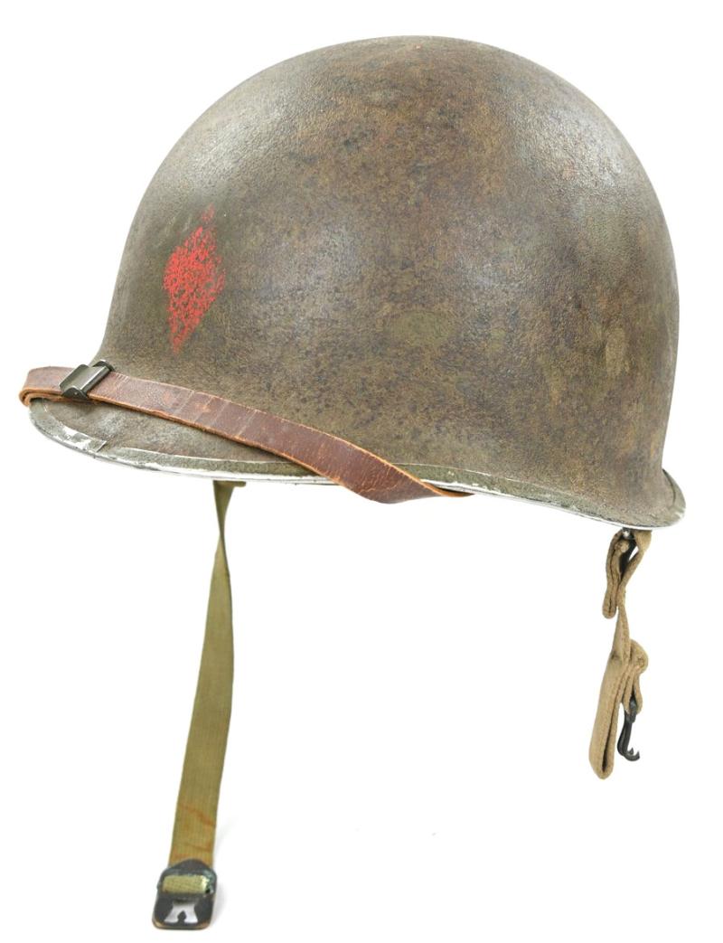 US WW2 5th Infantry Division Combat Helmet