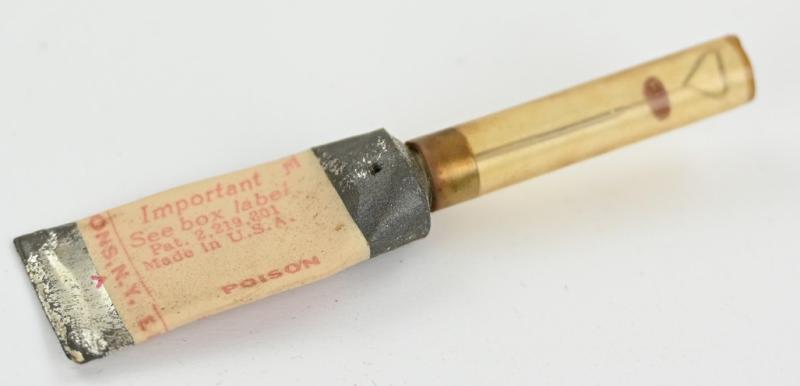 US WW2 Empty Medical Morphine Tartrate Tube